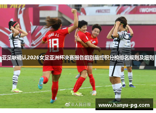 亚足联确认2026女足亚洲杯决赛圈各组别最终积分榜排名规则及细则 亚足联确认2026女足亚洲杯决赛圈各组别最终积分榜排名规则及细则